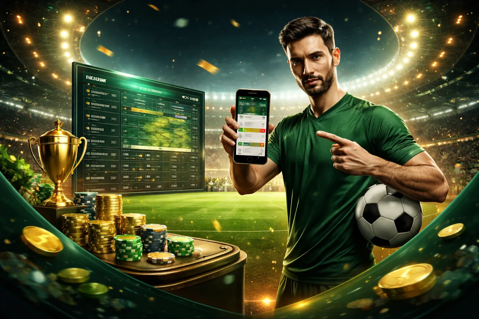 Banner quảng cáo Vin99 với hình ảnh nổ hũ và bắn cá, thiết kế hiện đại, màu xanh lá và trắng